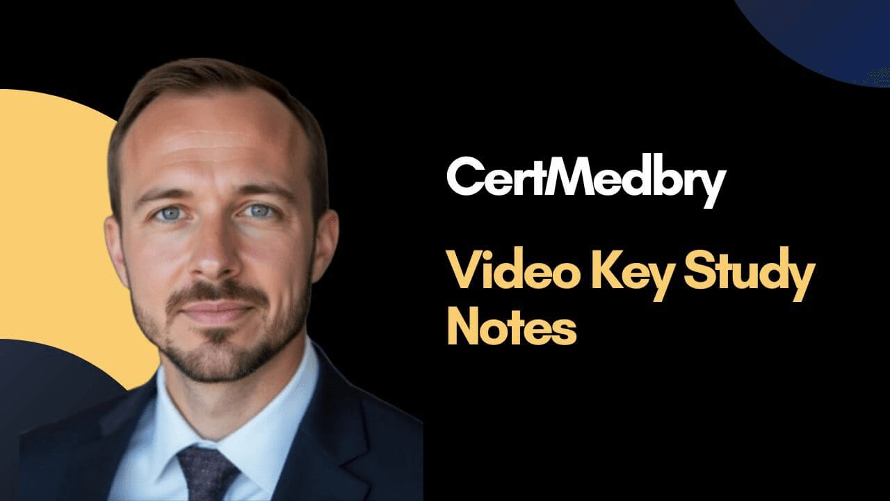 Expert video study notes